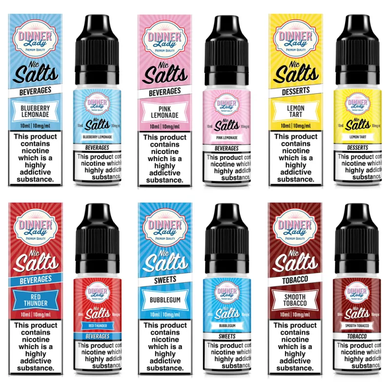 Smooth Tobacco Dinner Lady Nic Salt e Liquid 10ml – TPD - Image 2