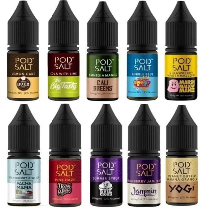 50 Pod Salt Vape Juice Nic Salts Wholesale & Bulk Prices – 10ml – TPD
