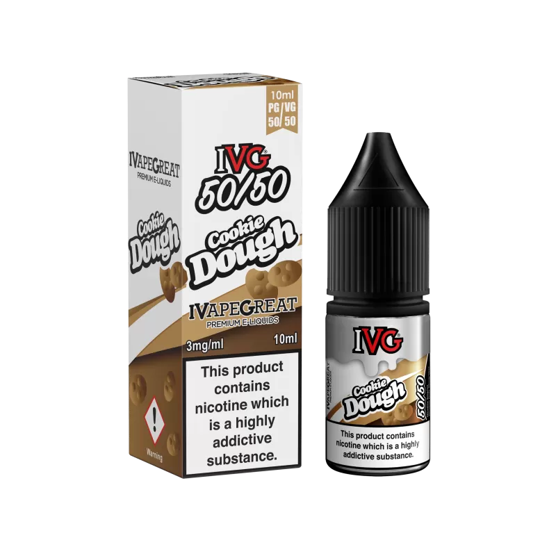 Cookie Dough IVG 50/50 e Liquid 10ml – TPD