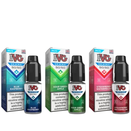 20 IVG E Liquids 50/50 PG/VG – Bulk Buy Deals – 10ml – TPD