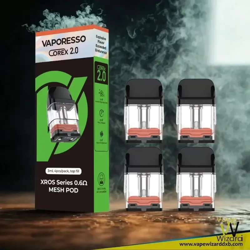 VAPORESSO XROS PODS PACK OF 4 PCS 2ml/3ml Replacement Pod Cartridge