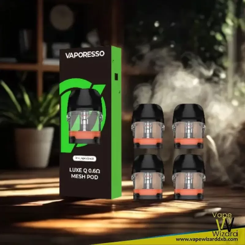 VAPORESSO Luxe Q Replacement Pod Cartridge 2ml & 3ml (Pack of 4 PCS)