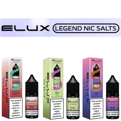 -5 Elux Nic Salts & Elux Firerose 10ml – All Flavours – TPD