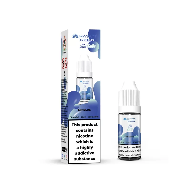 Mr Blue Hayati Pro Max Nic Salts e Liquid 10ml – TPD