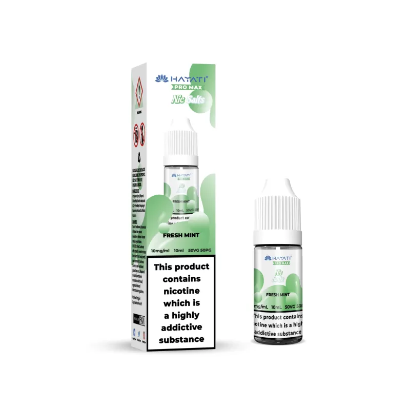 Fresh Mint Hayati Pro Max Nic Salts e Liquid 10ml – TPD