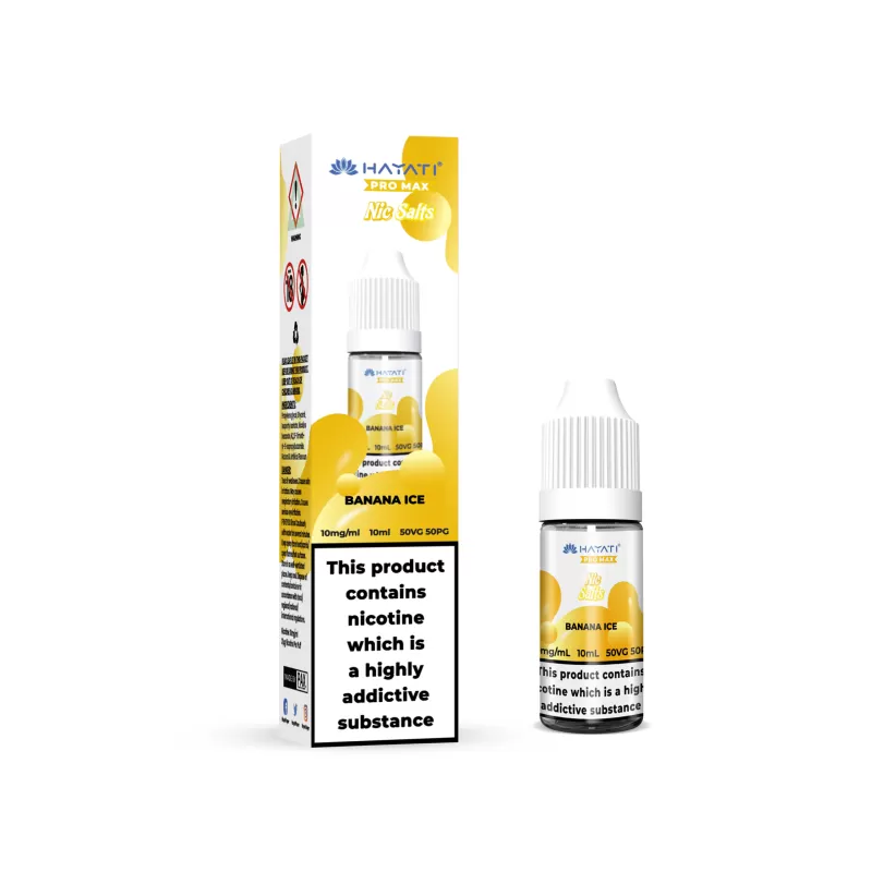 Banana Ice Hayati Pro Max Nic Salts e Liquid 10ml – TPD