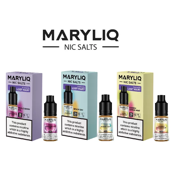 -5 Mary Liq Nic Salts e Liquid 10ml – All Flavours – TPD