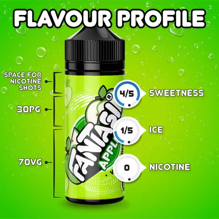 Apple (Sweet) Fantasi E Liquid – 70%VG/30% PG
