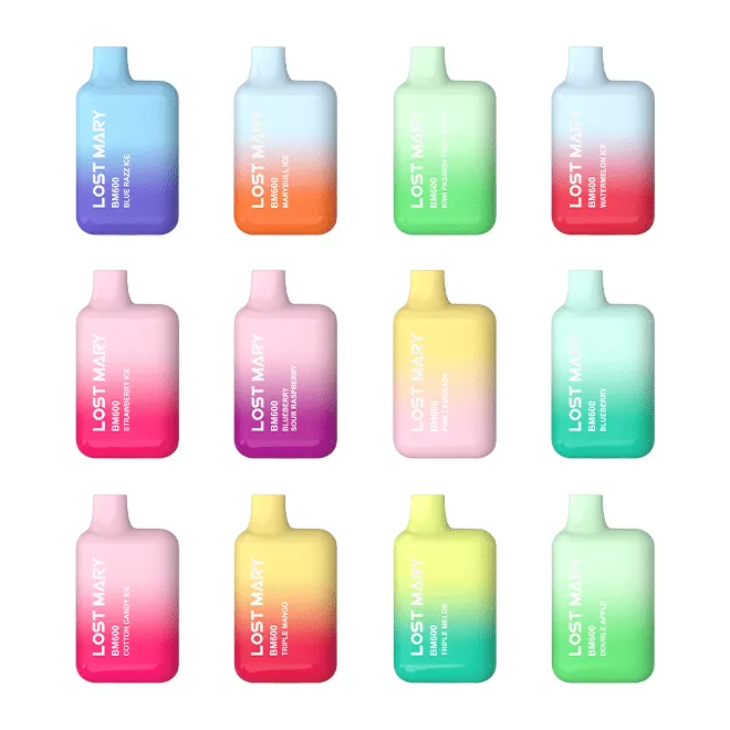 20x Lost Mary Disposable Vape Pods 600 puffs 550 mAh 20mg – Lost Mary Multipack