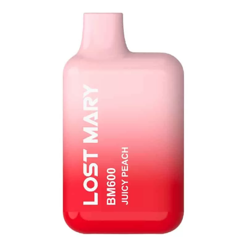 Juicy Peach Lost Mary 600 Disposable Vape – 550 mAh 20mg