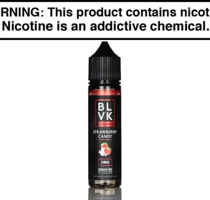 STRAWBERRY CANDY BY BLVK FRUIT E LIQUID 60ML
