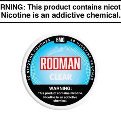 RODMAN DRY+ NICOTINE POUCHES