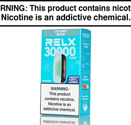 RELX NOVA 30K DISPOSABLE VAPE – 30,000 PUFFS