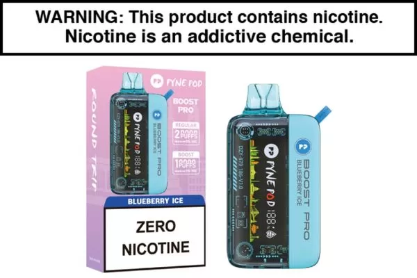 PYNE POD BOOST PRO 20K ZERO NIC DISPOSABLE VAPE – 20,000 PUFFS