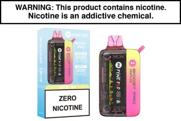 PYNE POD BOOST PRO 20K ZERO NIC DISPOSABLE VAPE – 20,000 PUFFS - Image 3