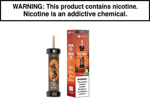 OLIT HOOKALIT 40K E-HOOKAH – 40,000 PUFFS - Image 3