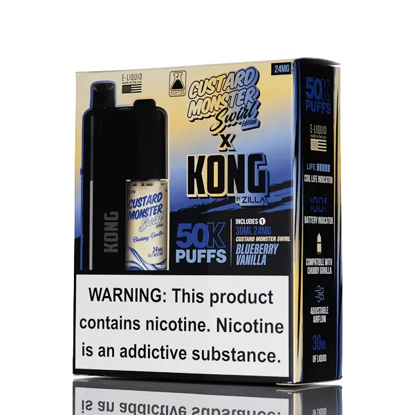 Monster Vape Labs X Kong by Zilla 50K Puffs Disposable 2.4% 30mL - Image 2