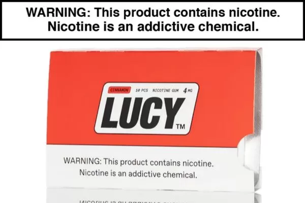 LUCY NICOTINE GUM – 10CT - Image 2