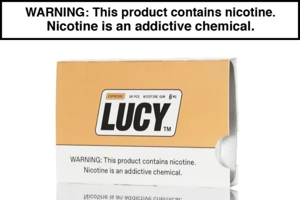 LUCY NICOTINE GUM – 10CT - Image 3