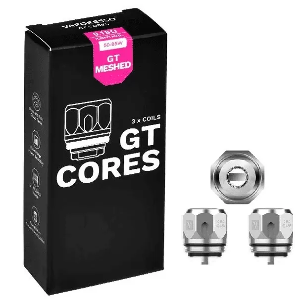 Vaporesso GT Meshed – 0.18 ohm Kanthal Coils – Vaporesso NRG Tank Coils – 3pcs - Vaporesso / 0.5 Ohm / 3 Coils