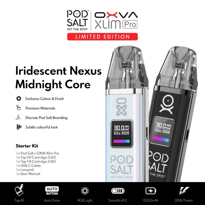 OXVA Xlim Pro Starter Kit – 1000mAh – 30W