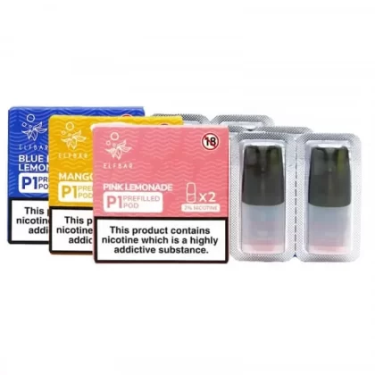 4x Packs of Elf Bar Mate 500 Pre-Filled E-Liquid Pods – Mix And Match – TPD