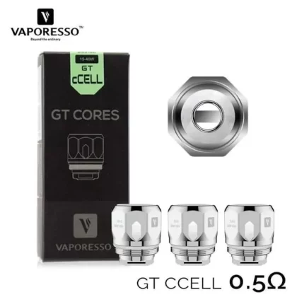 Vaporesso GT cCell 0.3/0.5 ohm Coils – Vaporesso NRG Tank Coils – 3pcs