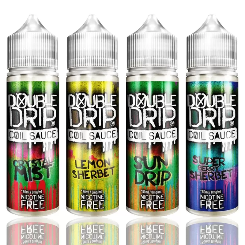 1x 50ml Double Drip Shortfill E Liquid – All Flavours – 70VG - Image 2