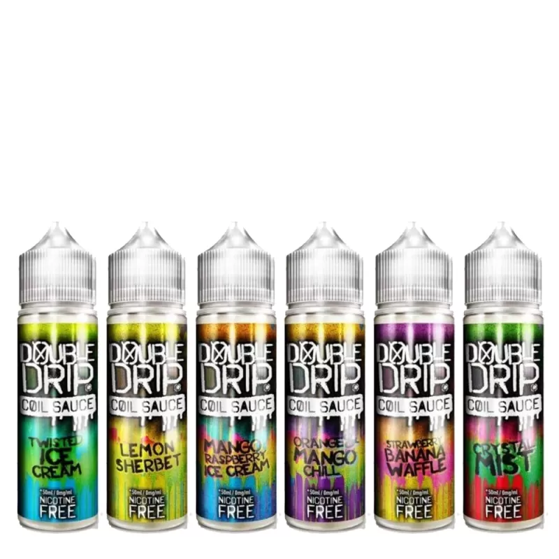 1x 50ml Double Drip Shortfill E Liquid – All Flavours – 70VG - Image 3