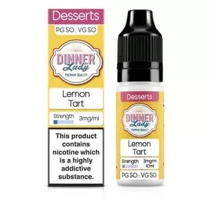 10 Dinner Lady Vape Juice 50/50 – e Liquid – Multibuy Deals – 10ml – TPD - Image 2