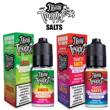 -5 Doozy & Seriously Nic Salts e Liquid 10ml – All Flavours – TPD