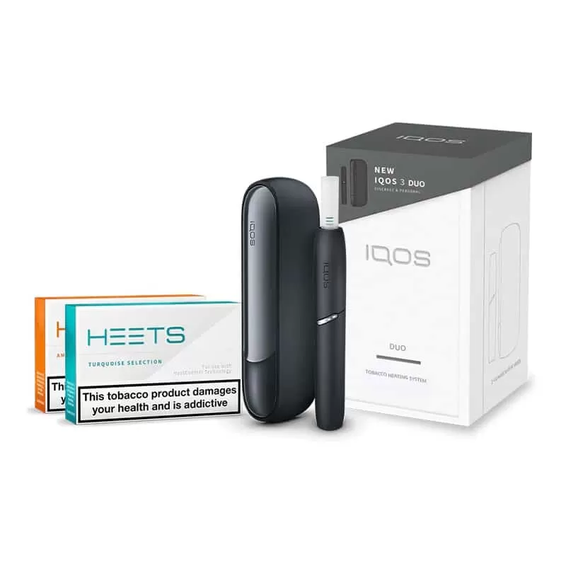-IQOS 3 DUO kit + 2 HEETS - Image 2