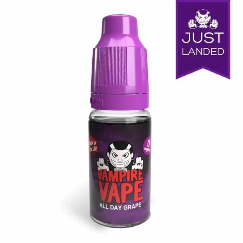 All Day Grape – Vampire Vape Premium E Liquid – 10ml – TPD