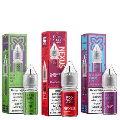 10x Pod Salt Vape Juice Nic Salt e Liquid – Multibuy Deals – 10ml – TPD