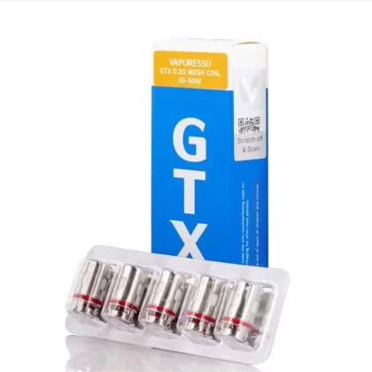 Vaporesso GTX Coil Mesh Coils – Vaporesso Target PM80 Coils – 5pcs