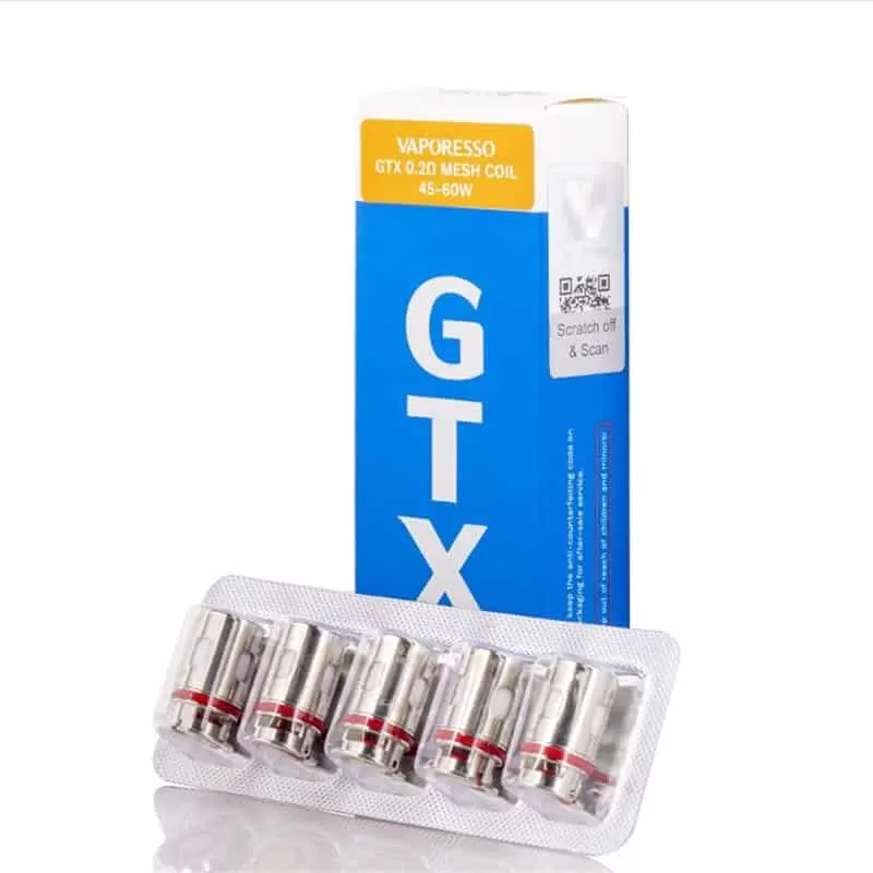 Vaporesso GTX Coil Mesh Coils – Vaporesso Target PM80 Coils – 5pcs