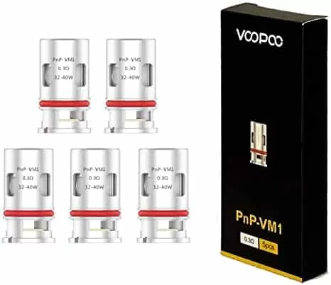 VooPoo PnP VM1 Coils – 0.3 ohm Mesh Replacement Coils - VooPoo / 0.3 Ohm / 5 Coils - Image 2