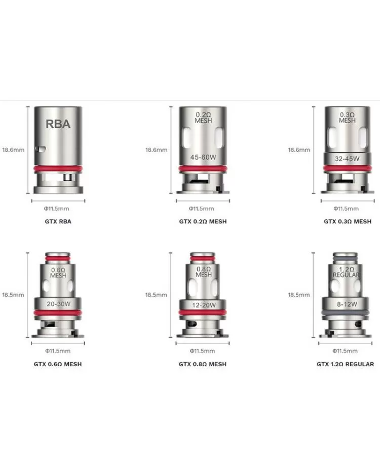 Vaporesso GTX Coil Mesh Coils – Vaporesso Target PM80 Coils – 5pcs - Image 2
