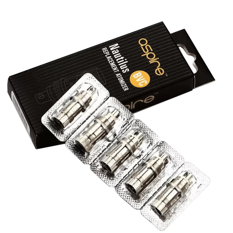 Aspire Nautilus Coils 0.70/1.60/1.80 ohm For Aspire K3 Kit, Aspire Zelos Kit 5-Pack - Image 2