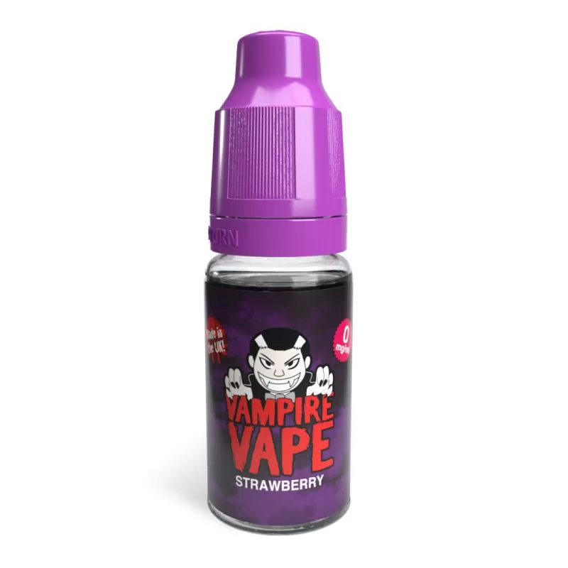 Strawberry – Vampire Vape Premium E-Liquid – 10ml – TPD