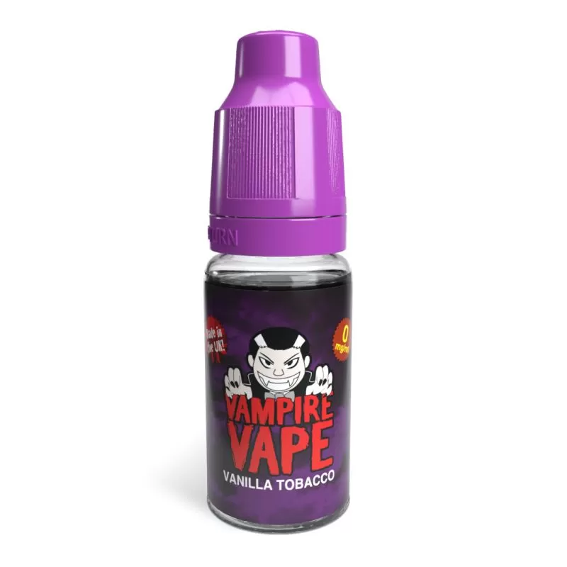 Vanilla Tobacco – Vampire Vape Premium E-Liquid – 10ml – TPD