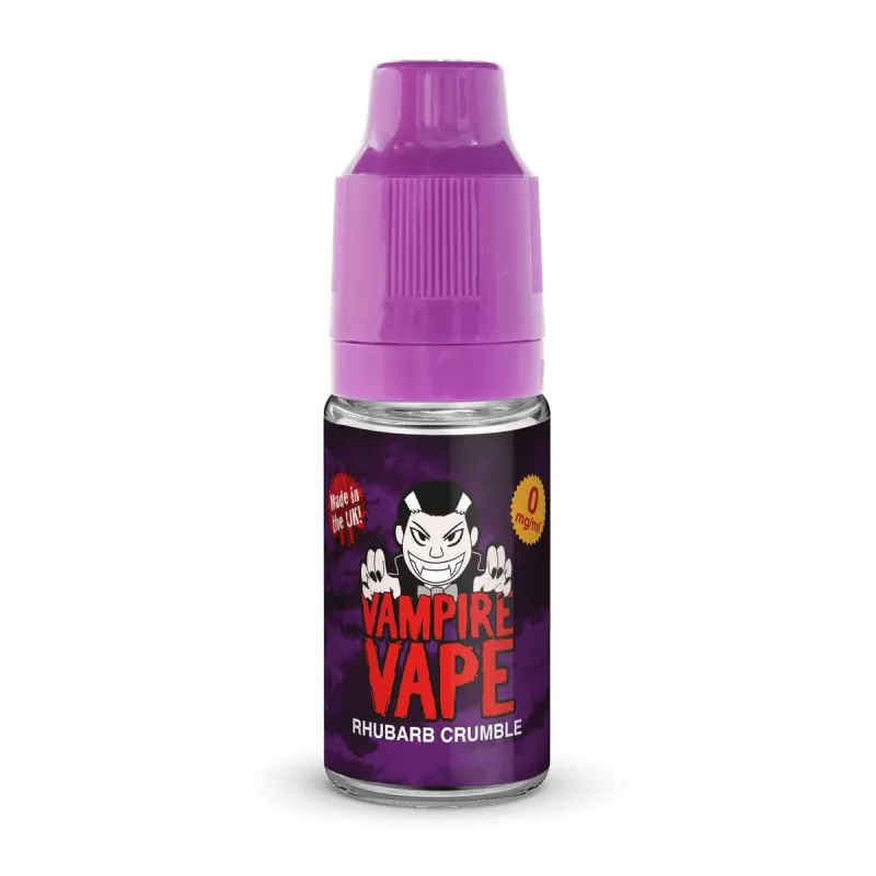 Rhubarb Crumble – Vampire Vape Premium E-Liquid – 10ml – TPD
