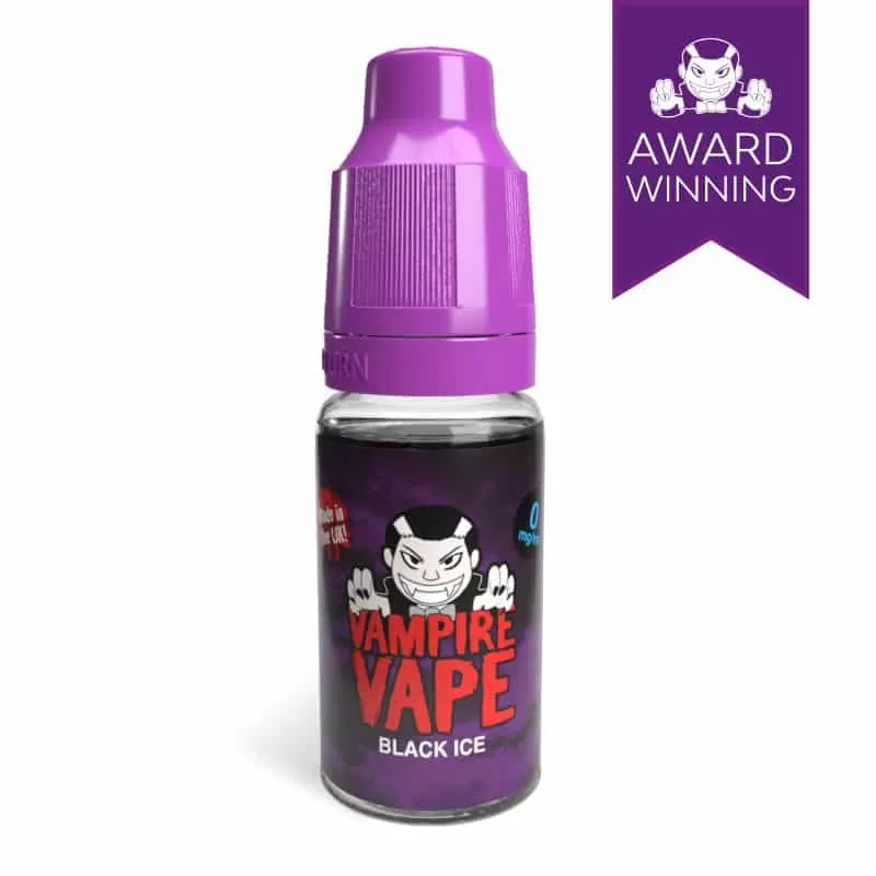 Black Ice – Vampire Vape Premium E-Liquid – 10ml – TPD