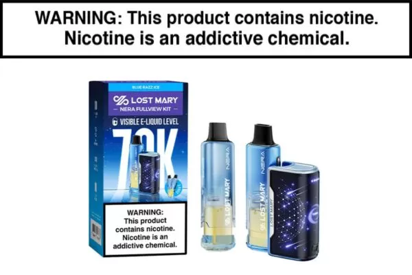 LOST MARY NERA FULLVIEW 70K DISPOSABLE FULL KIT – 70,000 PUFFS