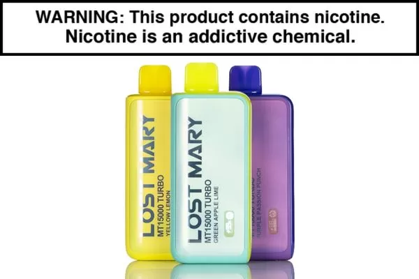 LOST MARY MT15K TURBO DISPOSABLE VAPE – 15,000 PUFFS