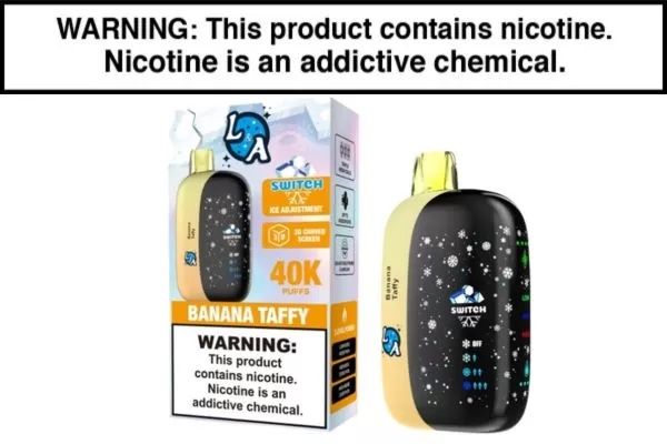 L&A SWITCH 40K DISPOSABLE VAPE – 40,000 PUFFS