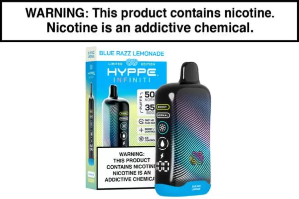 HYPPE INFINITI 50K DISPOSABLE VAPE – 50,000 PUFFS