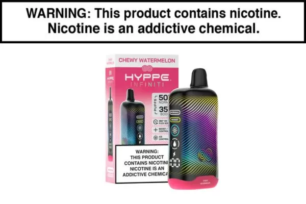 HYPPE INFINITI 50K DISPOSABLE VAPE – 50,000 PUFFS - Image 2