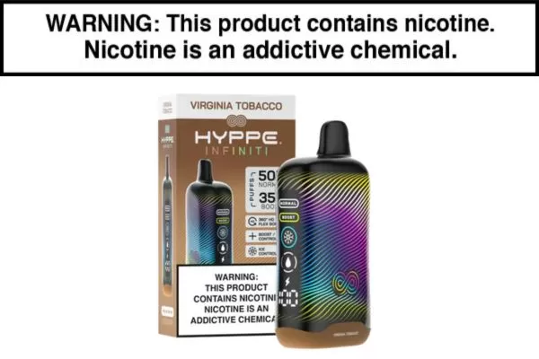HYPPE INFINITI 50K DISPOSABLE VAPE – 50,000 PUFFS - Image 3