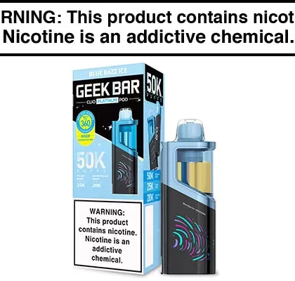 GEEK BAR CLIO PLATINUM DISPOSABLE VAPE PODS – 50,000 PUFFS